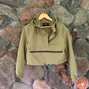 Bershka Cropped Windbreaker